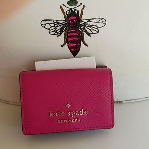 Mini trfold snap small Kate Spade wallet